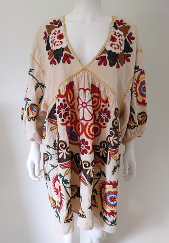 Zara romy abito hippie - zara,