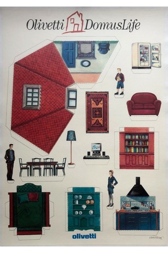 Sottsass olivetti domus life - olivetti,