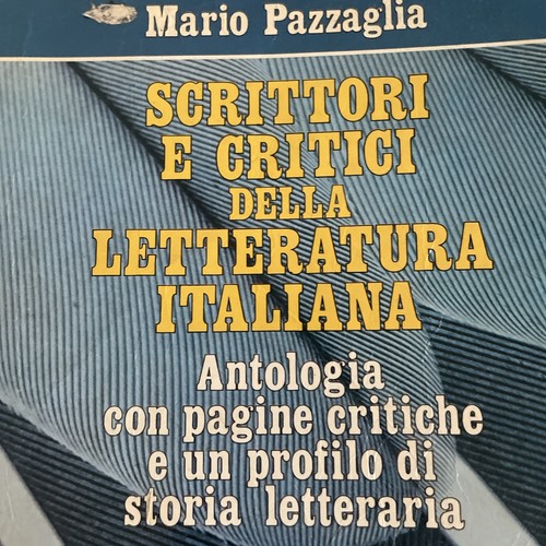 Scrittori critici della - scrittori,