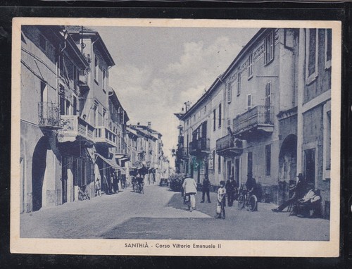 Cartolina santhià corso - cartolina,