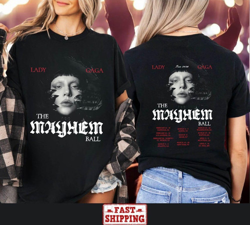 Maglietta lady gaga the mayhem - the,