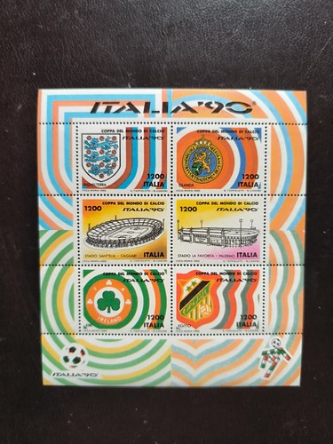 1990 italia foglietto coppa - 1990,