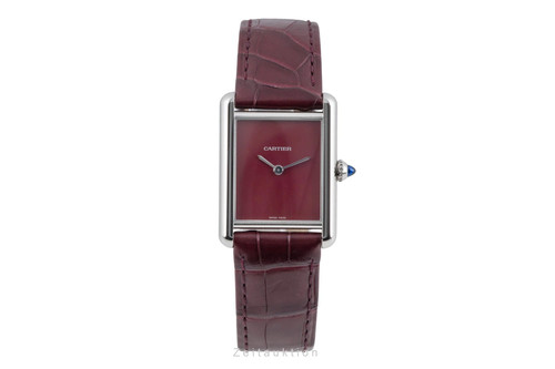 Cartier tank must - tank, acciaio