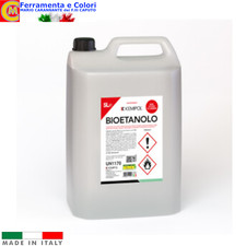 Bioetanolo 5L Combustibile Liquido Vegetale Per Stufa Camino Bio Etanolo KEMIPOL