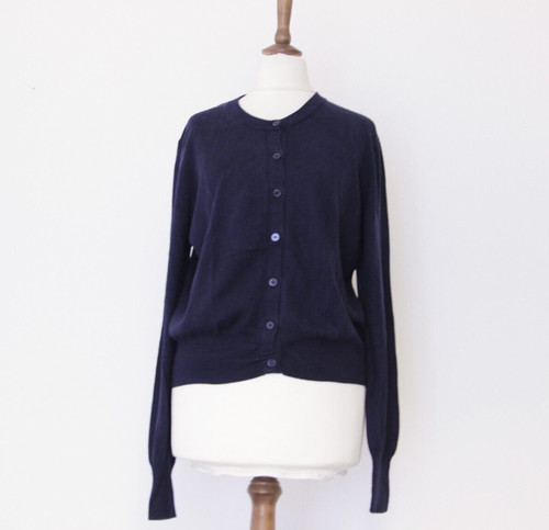 Cardigan girocollo seta e - in,