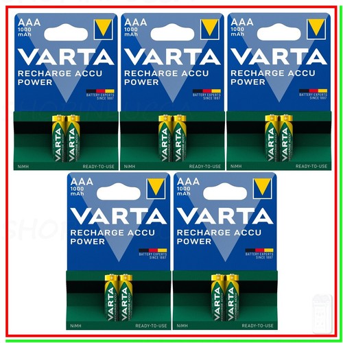 Batterie ricaricabili aaa - 10,