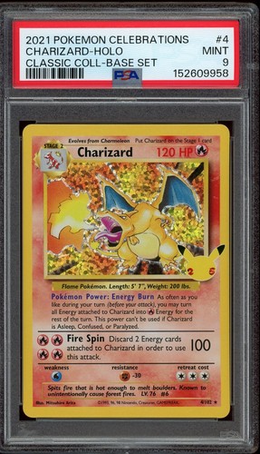 Pokemon psa charizard 102 - pokemon,