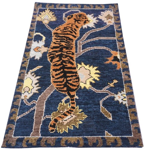 Tappeto lana tiger oushak - lana,
