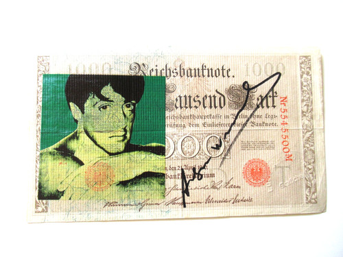 Banconota warhol 1000rm - a.,