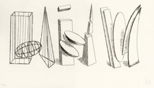 Fausto Melotti  Senza titolo  (geometrie), anni 70 -  Acquaforte - Grafica