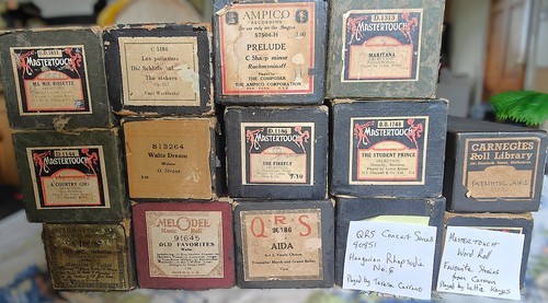 Rotoli pianola vintage antichi - rotoli, vintage/antichi