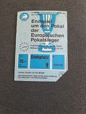 biglietto finale Juventus-Porto  Coppa Delle Coppe 1984