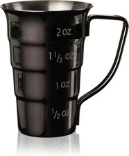 Gunmetal Stepped Jigger con
