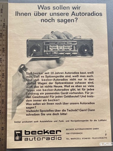 Becker grand prix - becker, autoradio