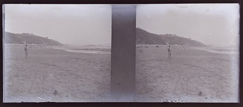 Uomo spiaggia foto - uomo, negativa