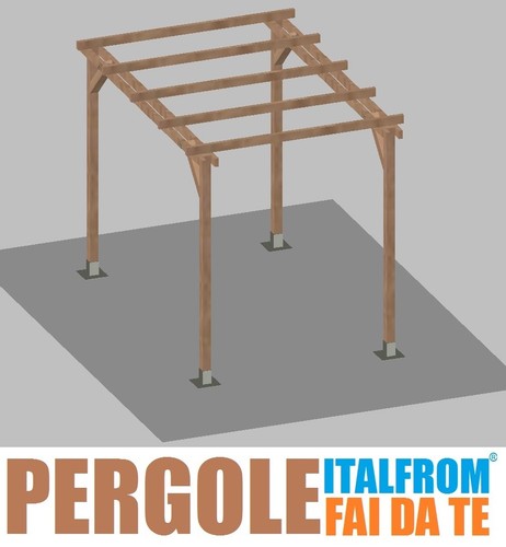 Pergola legno impregna - pergola,