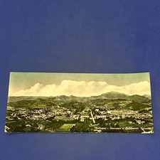 VALDAGNO PANORAMA E STABILIMENTO MARZOTTO - CARTOLINA LUNGA