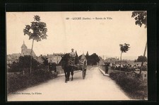 CPA Luché, Entree de Ville 