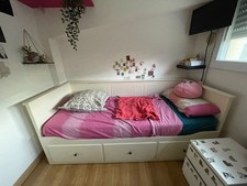 letto singolo con letto estraibile