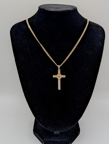 Collana con croce - , ghiacciata