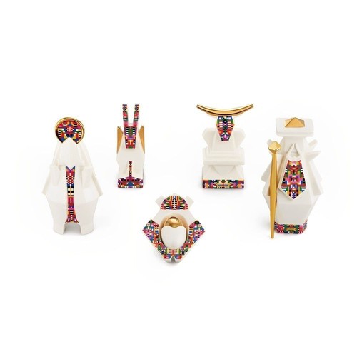 Alessi holyhedrics presepe - alessi, 5