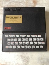 Sinclair ZX81 Shop Display Tastiera Rigida e Adesivo Ultra Rara 1981 Promo