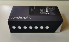 Asus Zenfone 5 T00J scatola, cuffie nuove, caricabatteria + cover intelligente