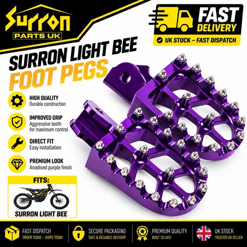 Surron light upgrade pedane - surron,