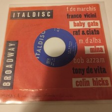 Mina,45 Giri _- Il Cielo In Una Stanza,/La Notte