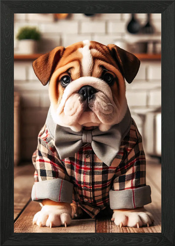 Adorable english bulldog puppy - english,