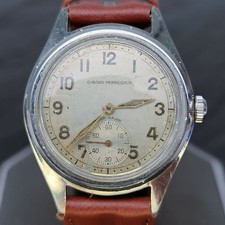 Orologio uomo GIRARD PERREGAUX SEA HAWK vintage anni 40 50 sub secondo 17J funzionante✅