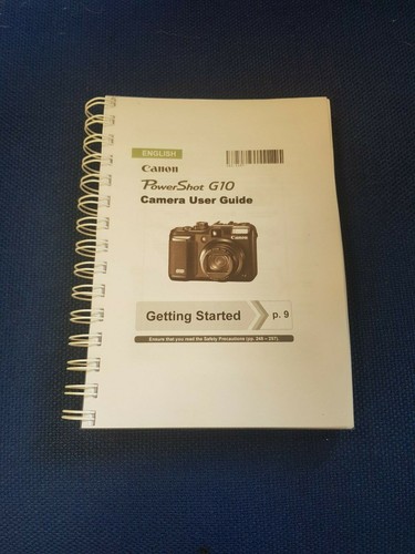 Canon powershot g10 - g10, manuale