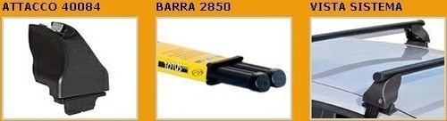Kit barre portatutto lancia - barre,