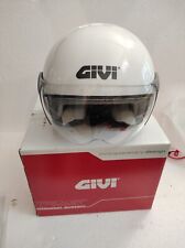 GIVI HPS J.02 CASCO JET JUNIOR 54 BIANCO MOTO SCOOTER BIMBO BAMBINO OMOLOGATO