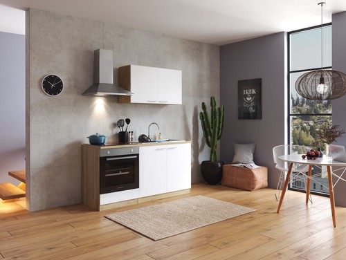 Cucina angolo cottura rovere