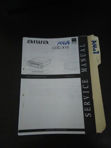 Aiwa cdc x10 - aiwa, manuale