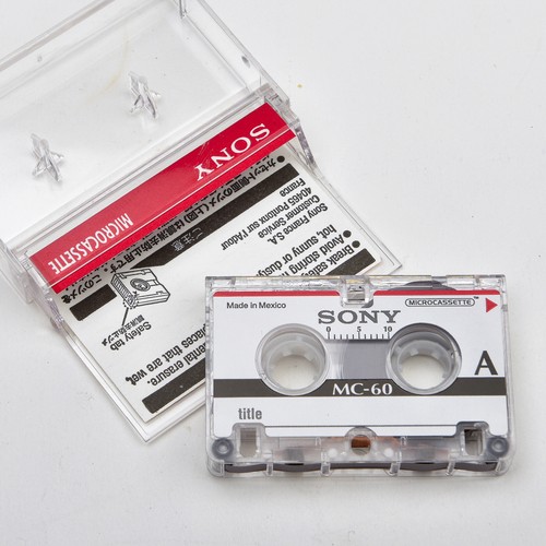 Sony microcassetta audio - sony,
