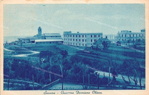 Dr712 cartolina savona caserma - cartolina, savona,caserma