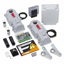 POWER KIT 24V FAAC Automazione cancello a battente interrato 2 ante max 3,5M ...
