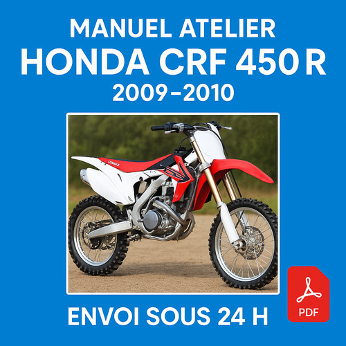 Manuel atelier honda crf 450 - honda, r