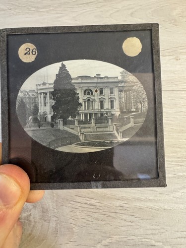 Antique magic lantern - lantern, slide