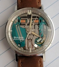 Orologio Uomo Accutron 214 Acciaio Inox Spaceview #316 Restaurato 1966 Numeri Corrispondenti
