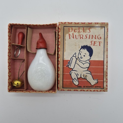 Vintage antique doll nursing - vintage,