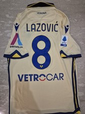 maglia hellas verona 2022 2023 lazovic 8 macron away shirt jersey