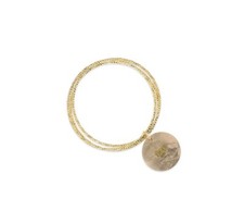 Bracciale rigido Unoaerre in Bronzo dorato con medaglia 0958