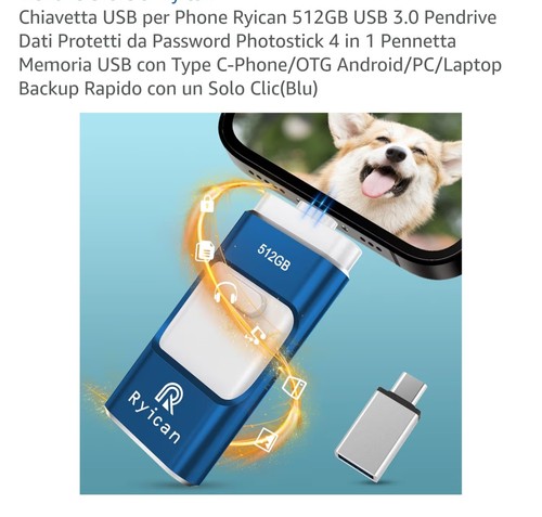 Chiavetta usb iphone ryican - usb,