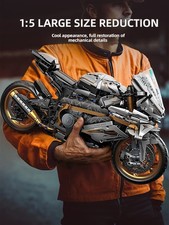 Motociclo in lega 2045 pezzi Modello di blocco da corsa, decorazione, regalo