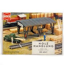 BUSCH 6047 HO H0 NEGOZIO DI LEGNAME, TRATTAMENTO LEGNO, Commerce de Bois