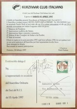 KURZHAAR CLUB ITALIANO - ASSEMBLEA PRESSO MOTEL FORTE AGIP DI FIRENZE 1997