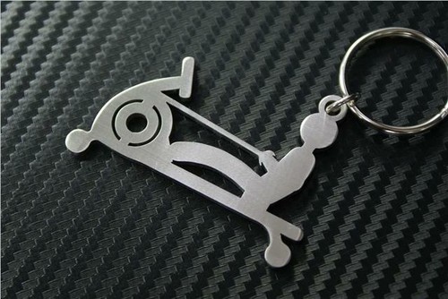 Rowing machine keyring concept - rowing,